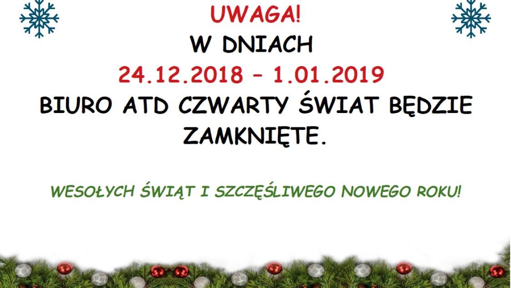 Życzenia na drzwi